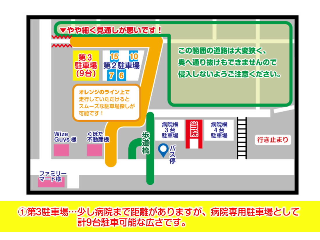 駐車場のご案内